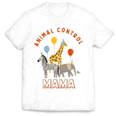 Safari Birthday Family - Personalized T-Shirt, Animal Control Birthday Shirt, Zoo Theme Party Matching, Kids Safari Birthday