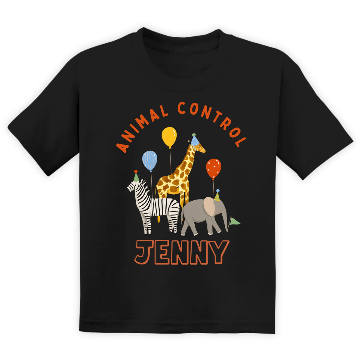 Safari Birthday Family - Personalized T-Shirt, Animal Control Birthday Shirt, Zoo Theme Party Matching, Kids Safari Birthday