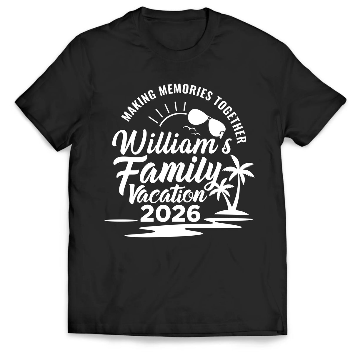 Family Vacation 2026 - Personalized T-shirt, Family Holiday Tshirt, Beach Squad Tee, Travel Gift, Family Vacay Shirt