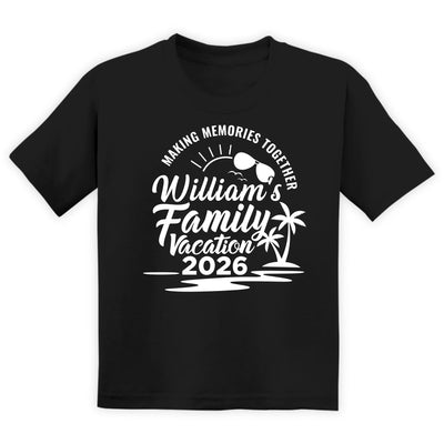 Family Vacation 2026 - Personalized T-shirt, Family Holiday Tshirt, Beach Squad Tee, Travel Gift, Family Vacay Shirt