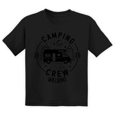 Camping Crew 2026 - Personalized Shirt, Family Camping Gift, Matching Camping Tees, Girls Camping, Family Trip, Girls Vacation, Campfire, Camp Lover Gift