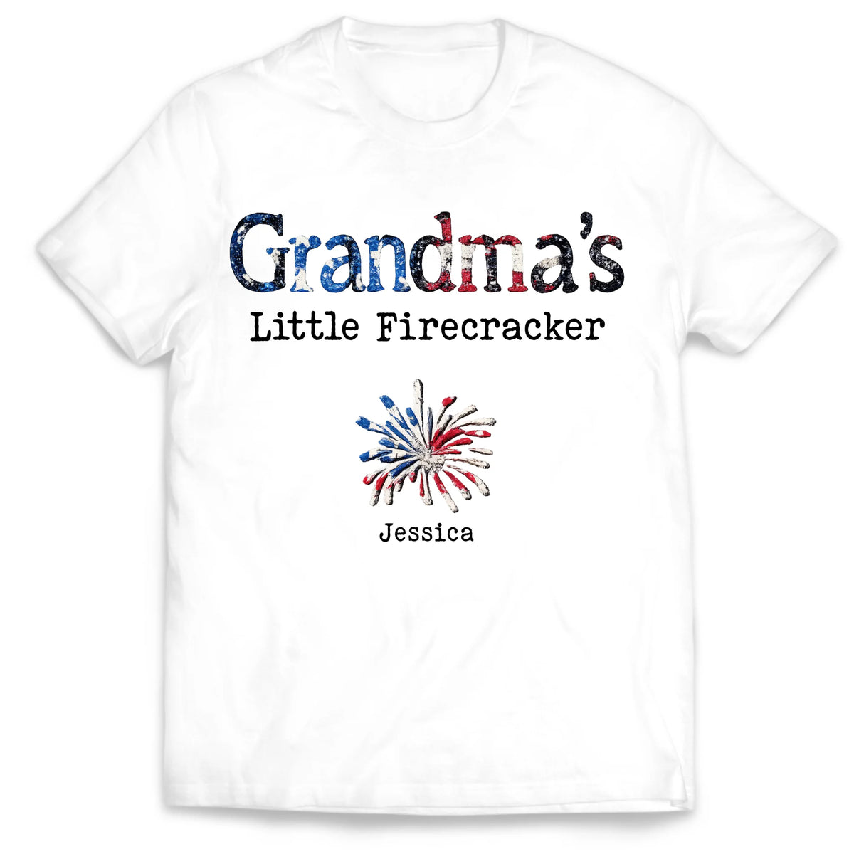 Mimi's Little Firecrackers - Personalized T-Shirt, Gift For Family, Mimi, Grandma Shirt, Happy 4th Of July Gift