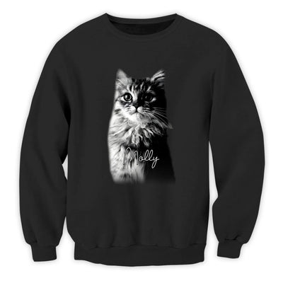Vintage Pet Photo With Name - Personalized T-shirt, Custom Your Photo Shirt, Pet Lover Gift