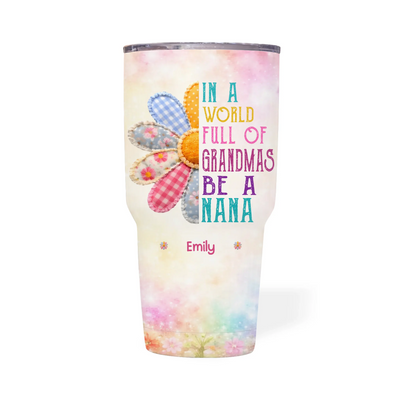 Home Is Where Mom Laughs - Personalized Tumbler, Gift For Grandma/ Mom, Grandkids Make Me Mimi Tumbler