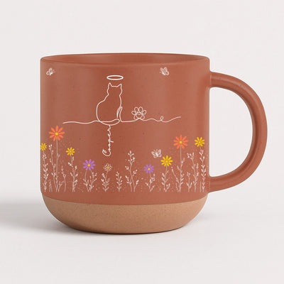Pottery Mug - orange
