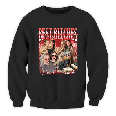 Bestie Forever - Personalized T-Shirt, 90s Vintage Besties BFFs Bootleg Shirt, Best Friend Birthday Bachelorette, Best Friend Gift