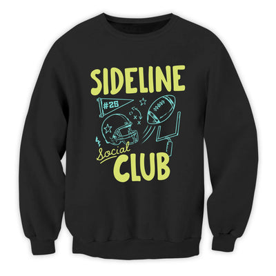 Sideline Social Club - Personalized T-shirt, Football Mom Shirt, Game Day Shirt, Sports Mama T-shirt