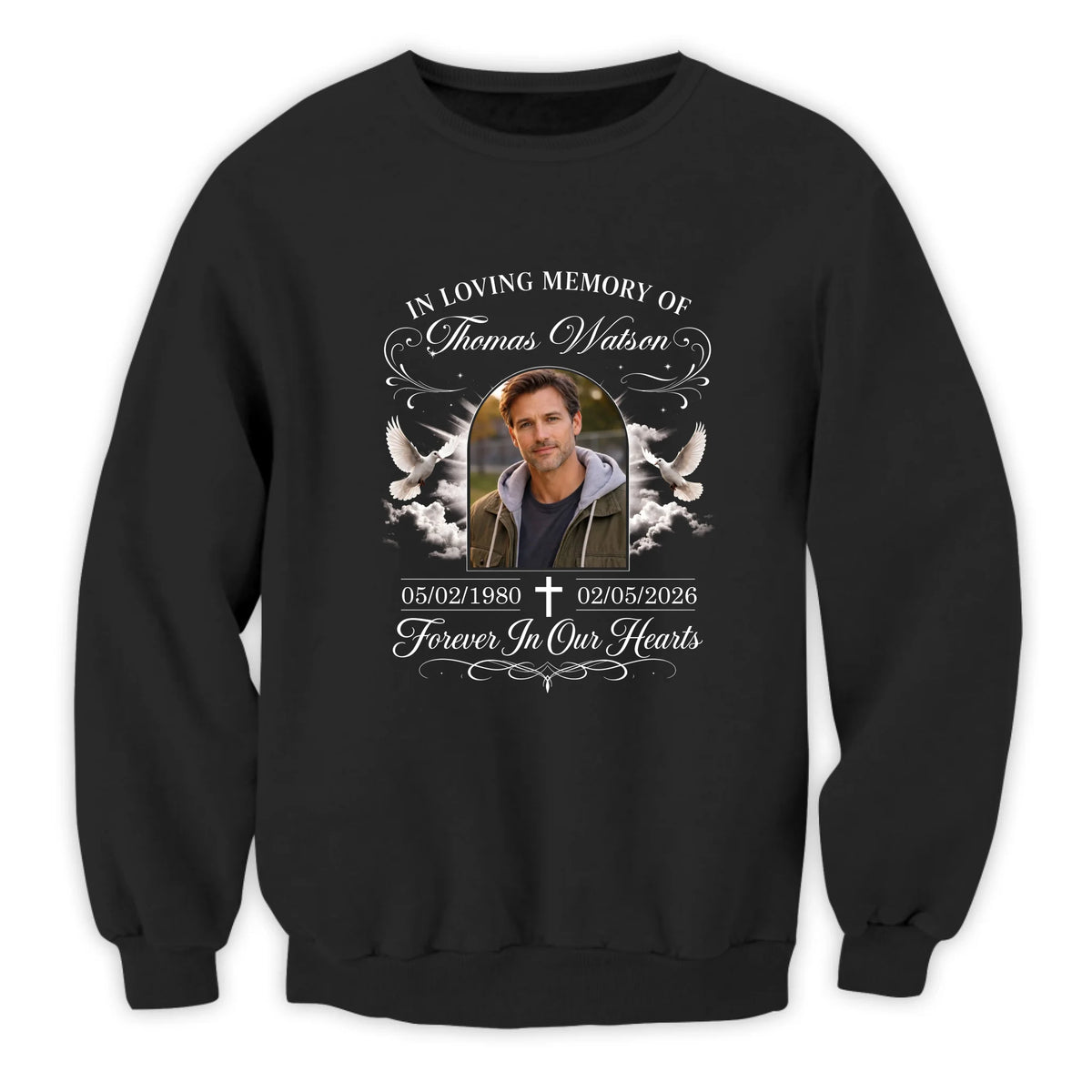 Gone But Not Forgotten - Personalized T-Shirt, Memorial Gift For Loss Of Loved One With Custom Photo