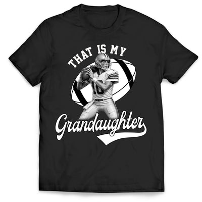 That's My Grandson - Personalized T-Shirt, Gift For Football Lovers, Football Fan, Football Grandma Gift