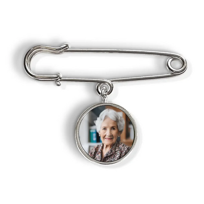 Now She Flies With Butterflies- Personalized Lapel Pin, Memorial Gift