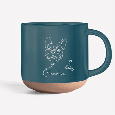 Pottery Mug - navy