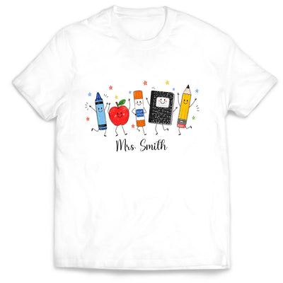 Teaching Little Minds, One Smile At A Time – Cute Teacher Shirt | Back to School Graphic Tee | Classroom Outfit