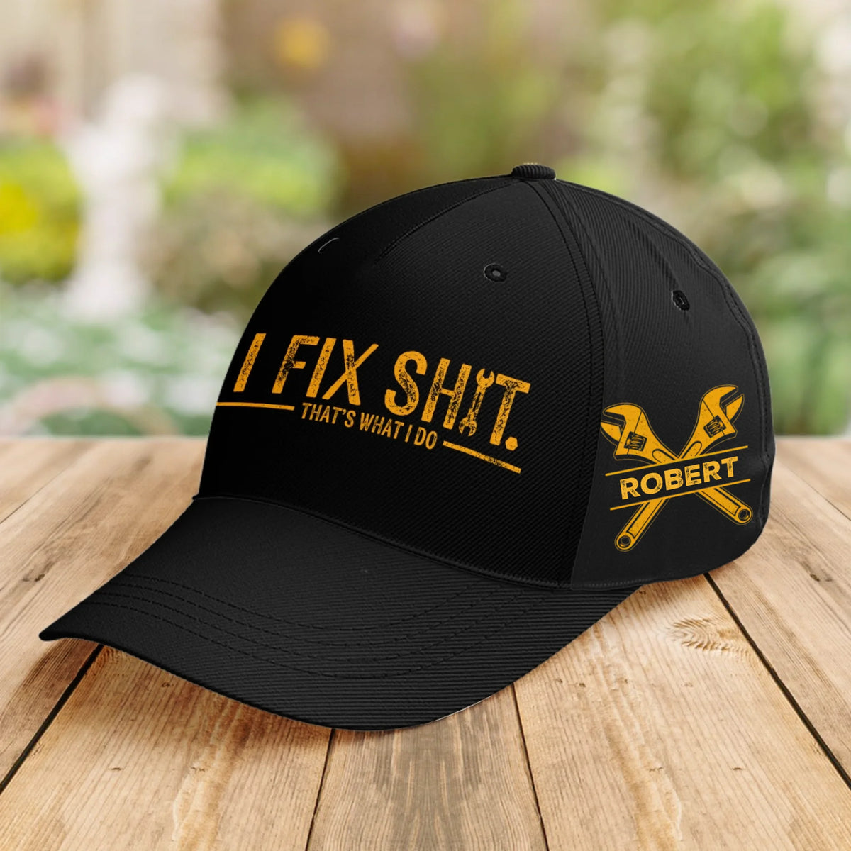 I Fix Shit That’s What I Do - Personalized Classic Cap, Funny Custom Name Gift Cap, Style Cap for Men