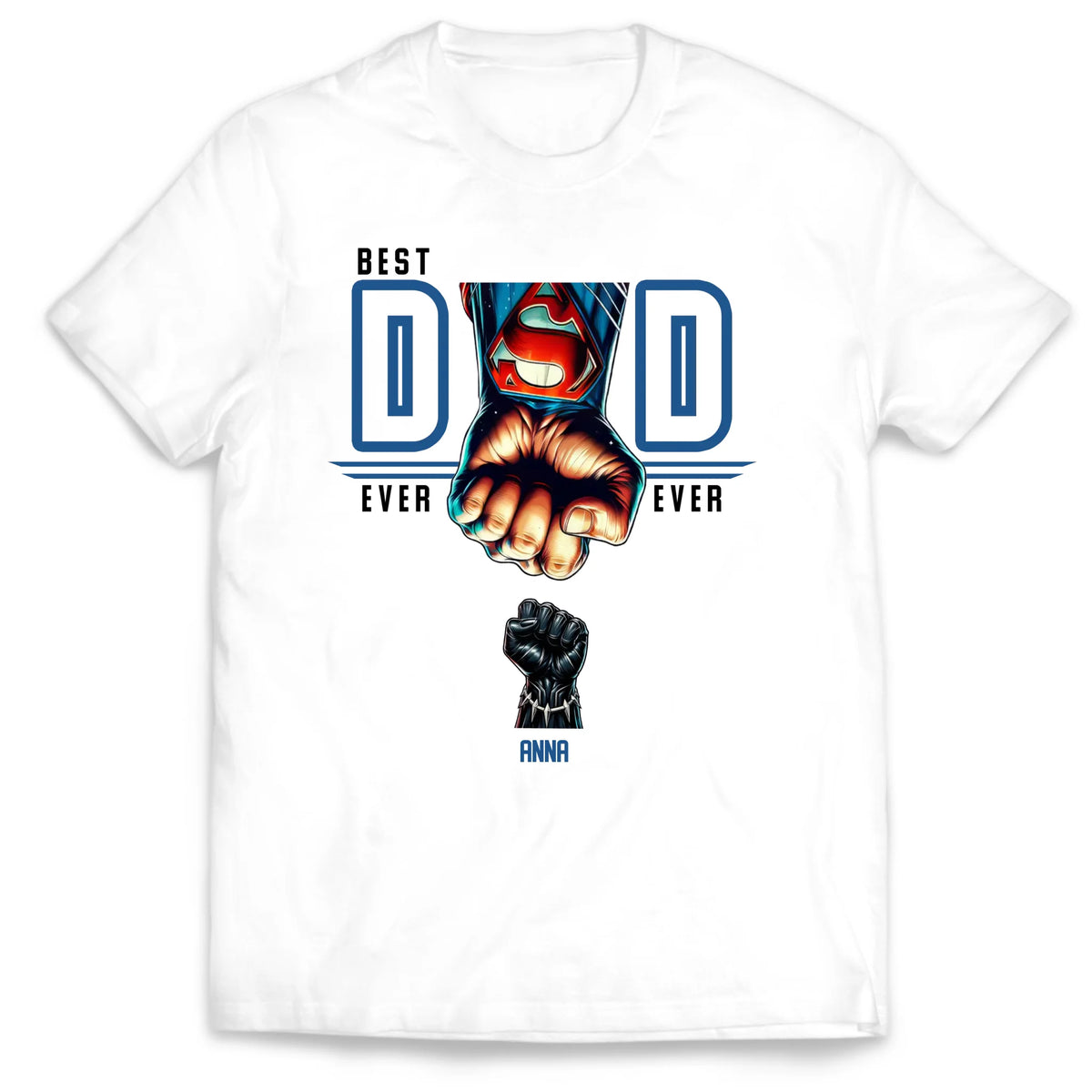Best Dad Ever Ever - Personalized T-Shirt, Gift For Dad