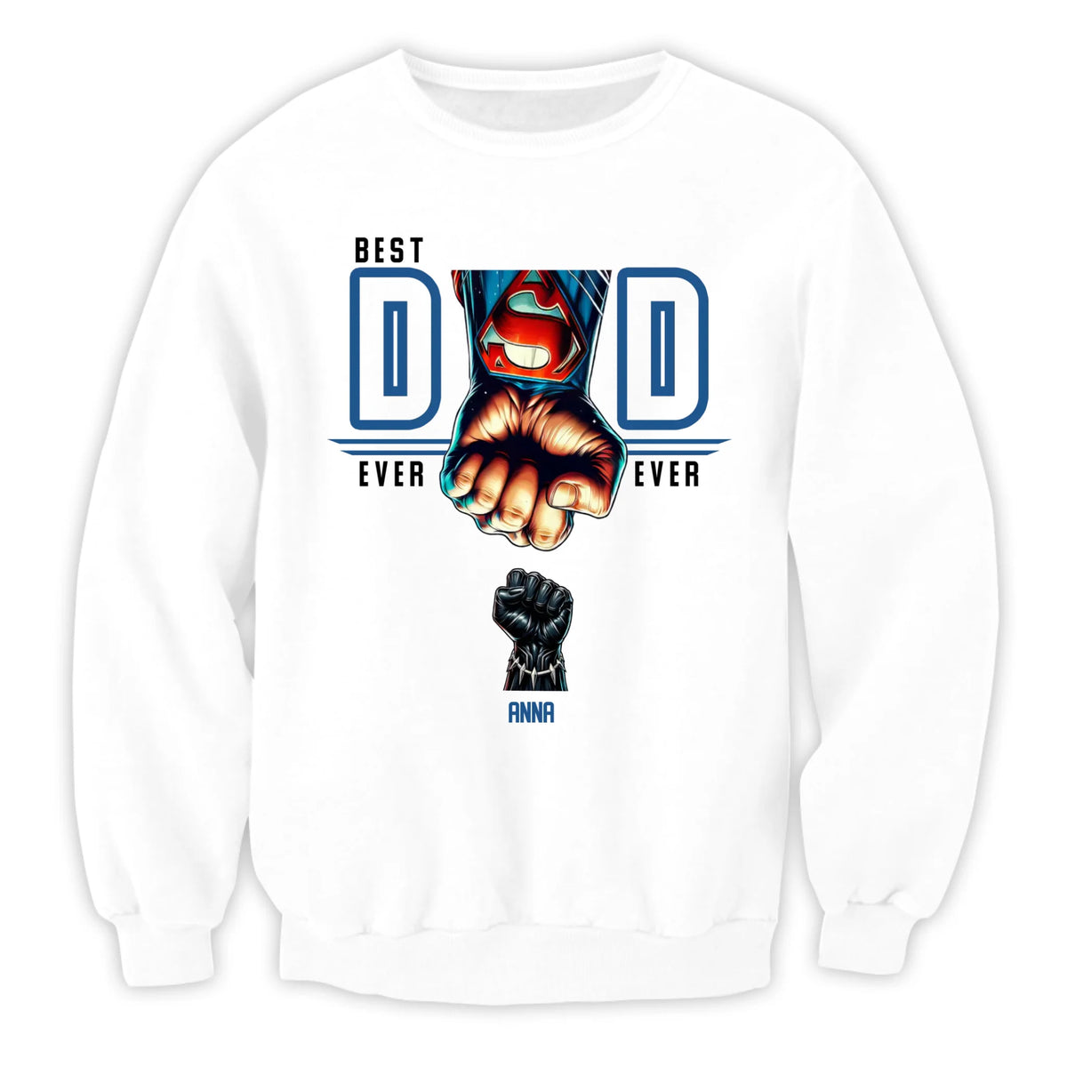 Best Dad Ever Ever - Personalized T-Shirt, Gift For Dad