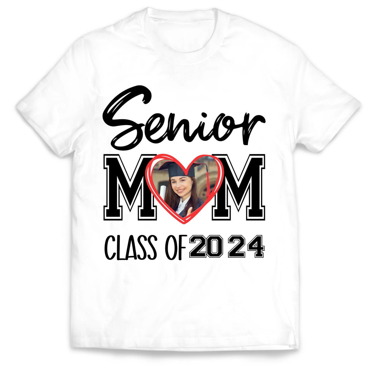 Senior Mom Senior Dad of a Graduation - Personalized T-Shirt, Graduation Mom Shirt - TS246TL