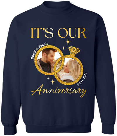 It's Our Anniversary - Personalized T-Shirt, Couple Shirt, Couple Anniversary Shirt - TS490TL