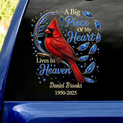 Forever Loved, Never Forgotten - Personalized Decal, Memorial Gift For Loss Of Loved One