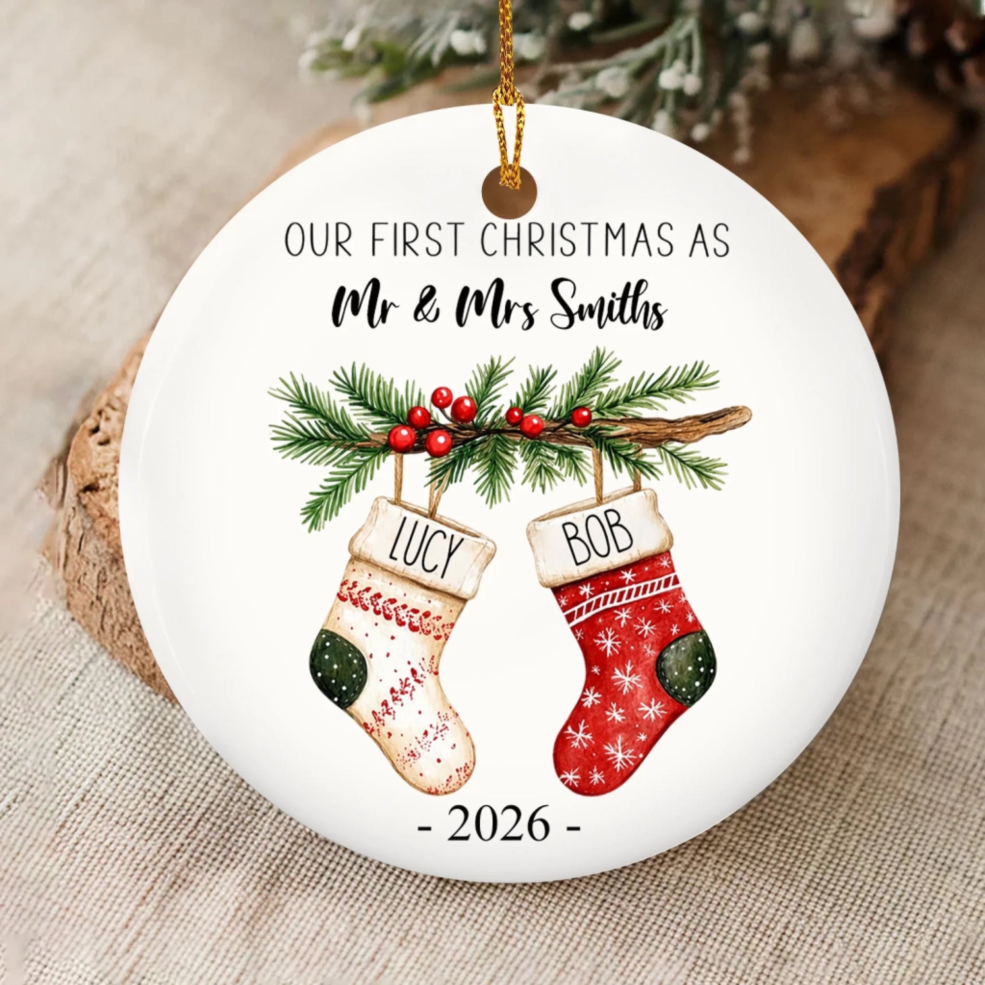 ラッピング・包装 First Christmas Together 2018 Our First Christmas