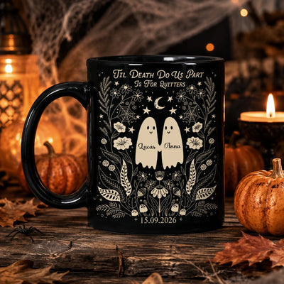 Till Death Do Us Part - Personalized Mug, Custom Couple Name Mug, Gift For Couple