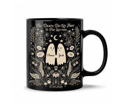 Till Death Do Us Part - Personalized Mug, Custom Couple Name Mug, Gift For Couple
