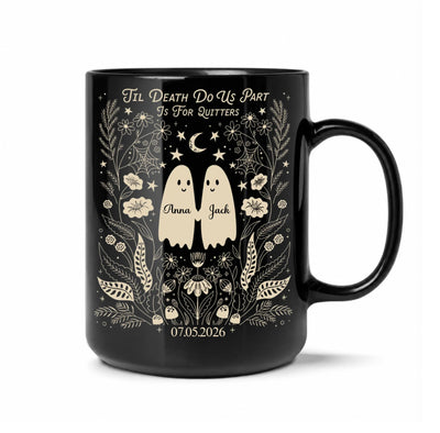 Till Death Do Us Part - Personalized Mug, Custom Couple Name Mug, Gift For Couple