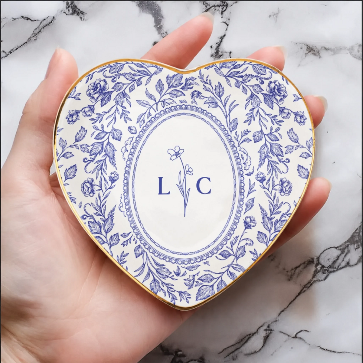 A Beautiful New Chapter Of Us - Personalized Jewelry Dish, Couple Gift With Custom Name