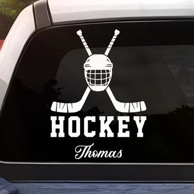 Life’s Better At The Rink - Personalized Decal, Gift For Hockey Lovers With Custom Name