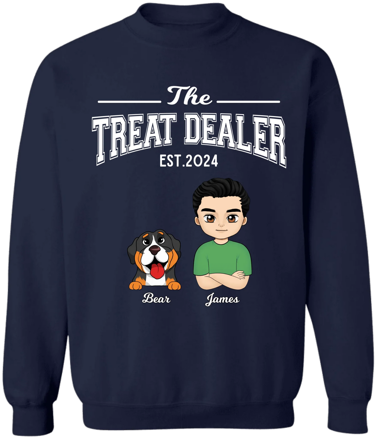 The Treat Dealer - Personalized T-Shirt, Gift For Pet Owner - TS67UP