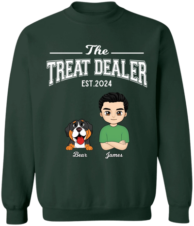 The Treat Dealer - Personalized T-Shirt, Gift For Pet Owner - TS67UP