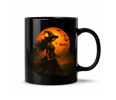 Witching Hour Magic - Personalized Mug, Halloween Witch Mug, Custom Name Mug, Spooky Season Gift