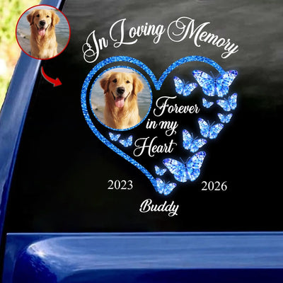 Until We Meet Again - Personalized Decal, Memorial Gift For Loss Of Pet, Memorial Pet Gift