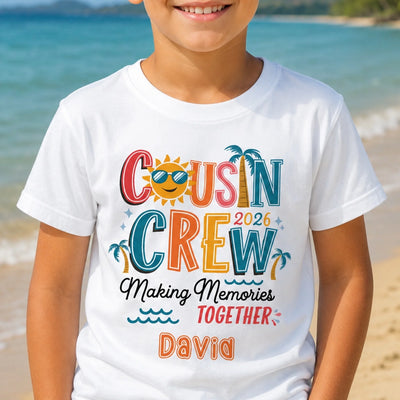 Cousin Crew- Personalized Youth T-Shirt, Kid T Shirt, Cousin Matching T-shirt