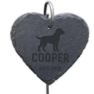 In Loving Memory My Pet Friend - Personalized Garden Slate, Memorial Pet Loss Gift, In Loving Memory Pet Gift