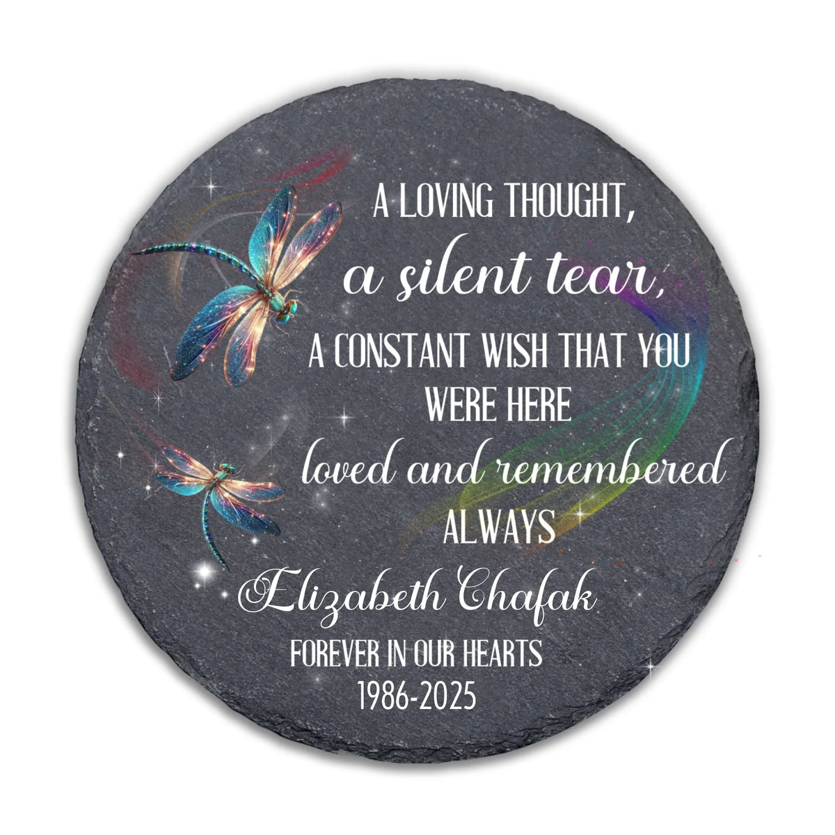 You Were Here Loved And Remembered Always - Personalized Stone, Memorial Gift