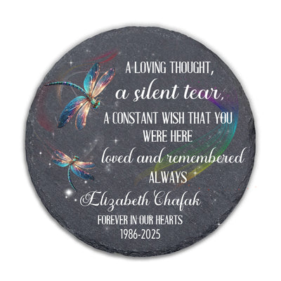 You Were Here Loved And Remembered Always - Personalized Stone, Memorial Gift