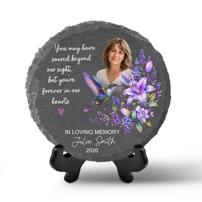 You May Have Soared Beyond Our Sight - Personalized Memorial Stone, Memorial Gift For Loss Of Loved One