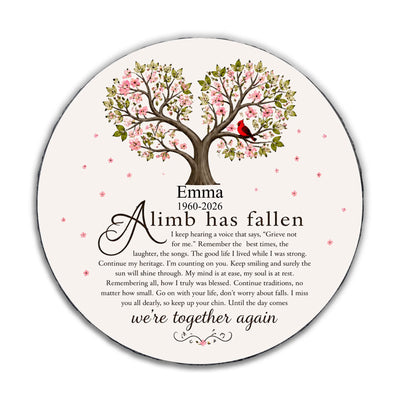 A Life Well Lived, A Legacy Forever Loved - Personalized Memorial Stone, Custom Family Tree Memorial Rock, Remembrance Gift