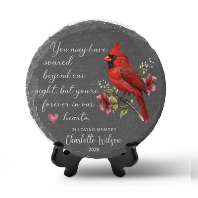 You're Forever In Our Hearts - Personalized Memorial Stone,  In Loving Memory Gift, Bereavement Gift