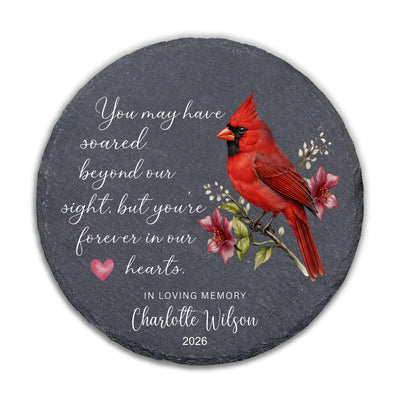 You're Forever In Our Hearts - Personalized Memorial Stone,  In Loving Memory Gift, Bereavement Gift
