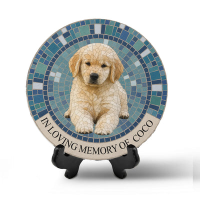 In Loving Memory Of My Furry Best Friend - Personalized Memorial Stone, Memorial Gift For Loss Of Pet