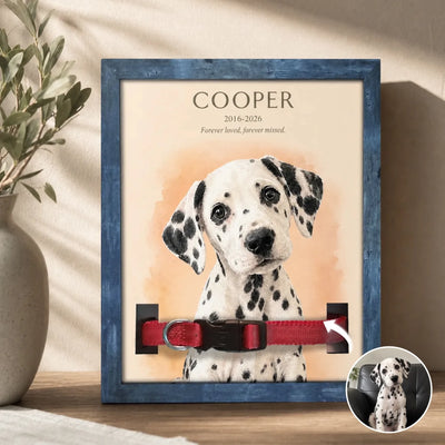 Your Memory Will Always Walk Beside Me - Personalized Pet Memorial Sign, Gift For Pet Loss, Memorial Pet Gift