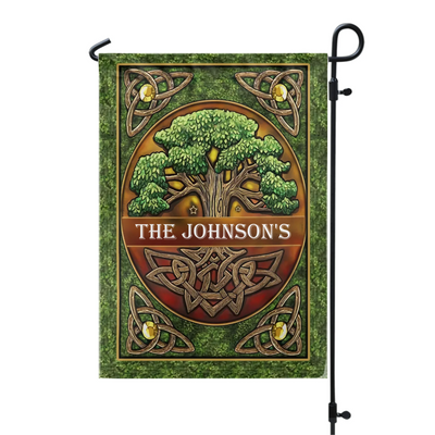 Family Name Flag For Saint Patrick's Day - Personalized Garden Flag, Irish Decoation - GF166