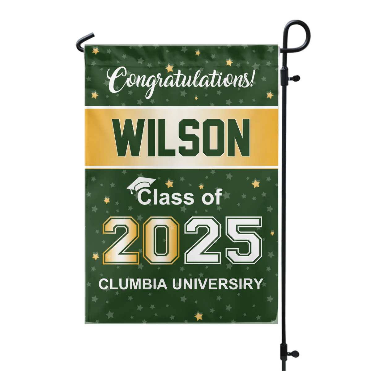 Class of 2025 Senior Grad - Personalized Garden Flag, Custom Grad Gift, Graduation Celebration Decor