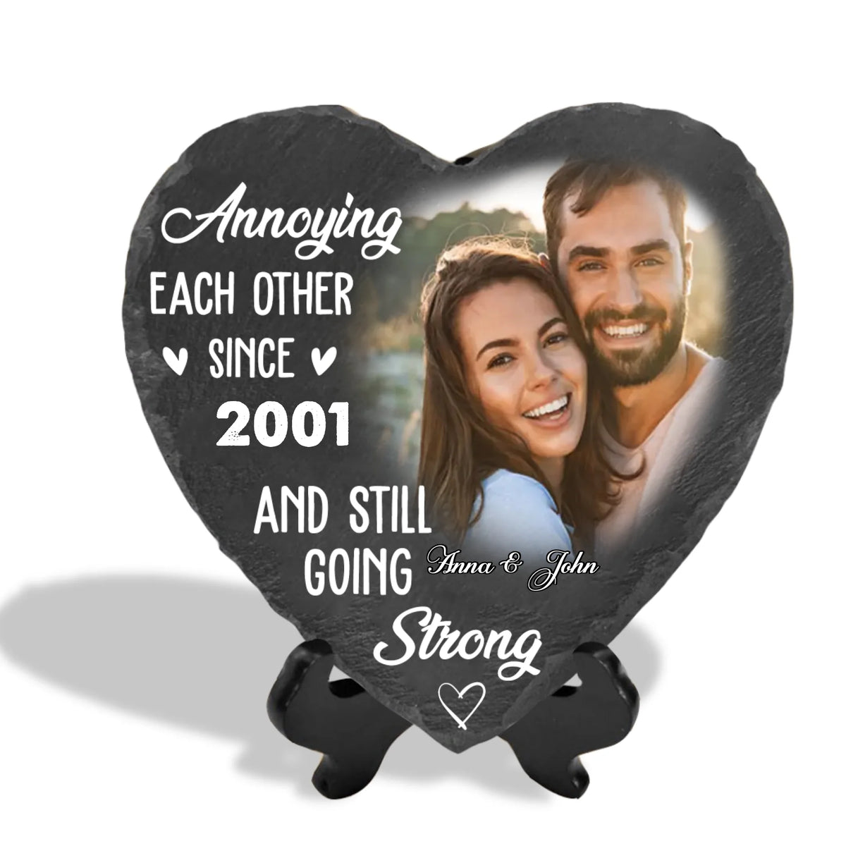 Annoying Each Other Since And Still Going Strong - Personalized Stone