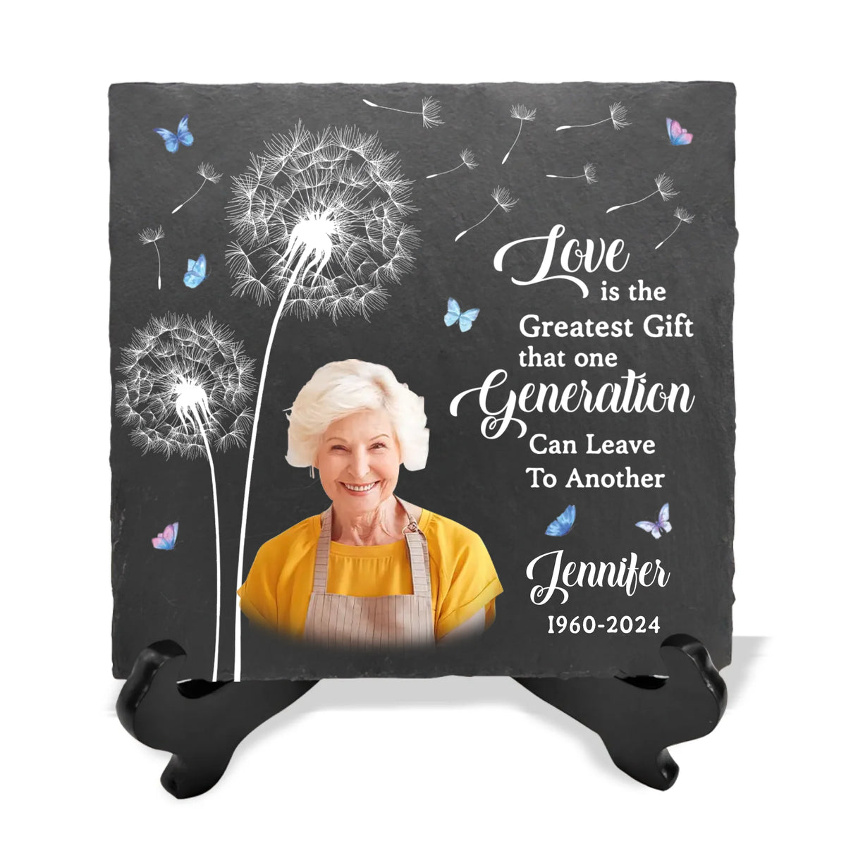 Love Is The Greatest Gift That One Generation Can Leave To Another - Personalized Memorial Stone, Loss Of Loved One - MS94
