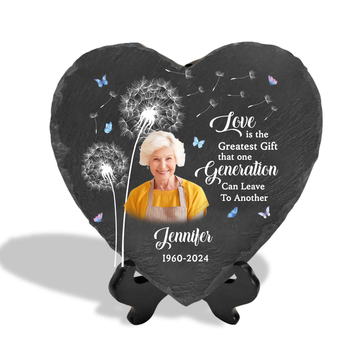 Love Is The Greatest Gift That One Generation Can Leave To Another - Personalized Memorial Stone, Loss Of Loved One - MS94