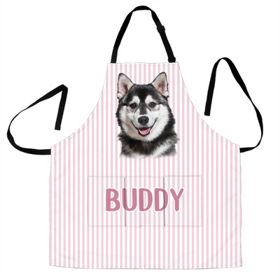 My Favorite Sous Chef - Personalized Apron, Custom Pet Photo And Name Apron, Gift for Dog Lovers