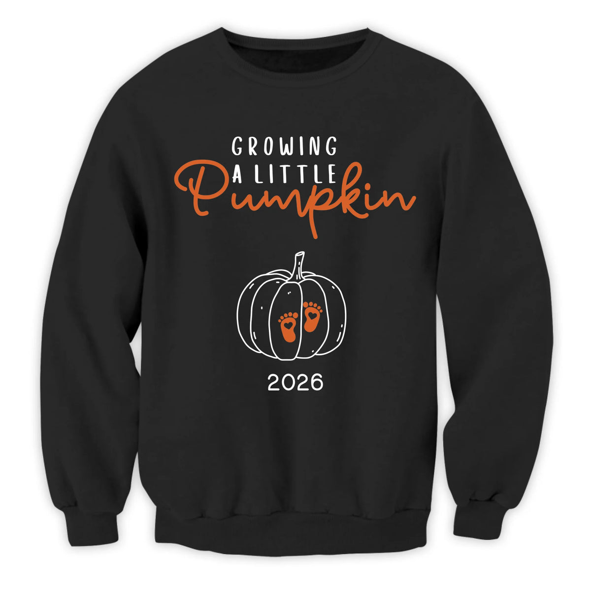 Growing A Little Pumpkin - Personalized T-Shirt, Gift For New Mom, Pregnancy Thanksgiving Shirt, Fall Pregnancy Announcement Gift