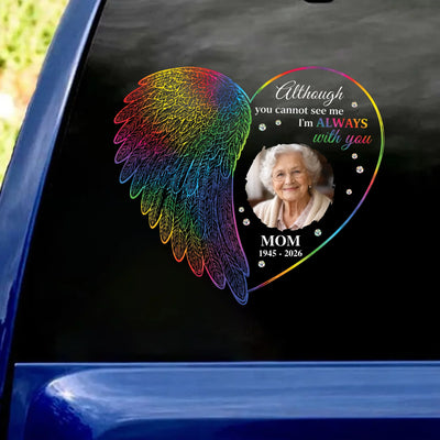 Forever Beside You -  Personalized Decal, Memorial Gift For Loss Of Loved One